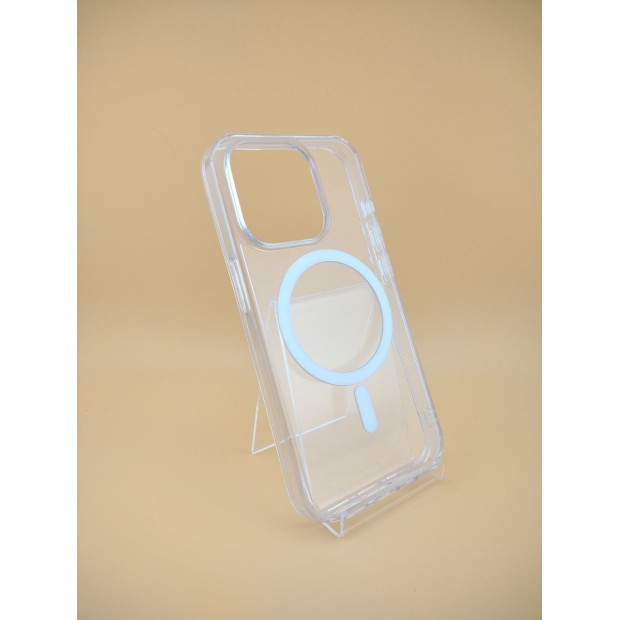 Чохол Monblan Magsafe для Apple iPhone 15 Pro (Прозорий)