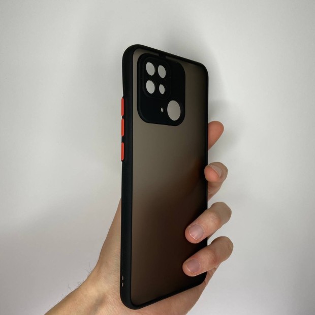 Силикон Totu Gingle Series Xiaomi Redmi 10C (Чёрный)