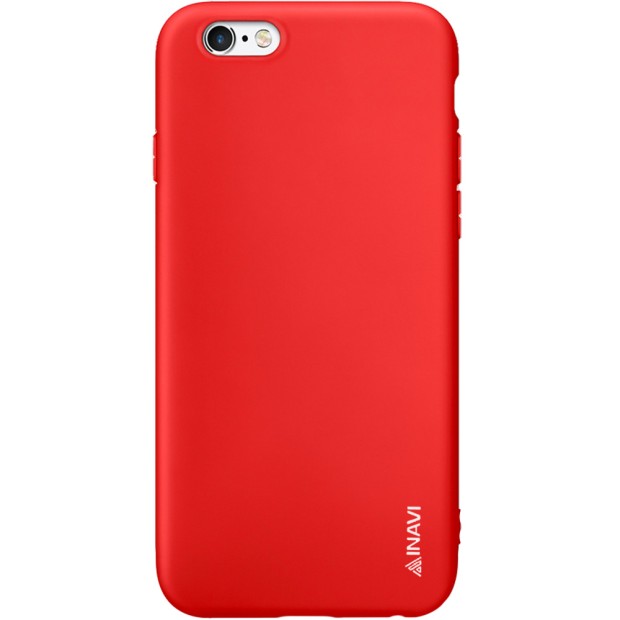 Силикон iNavi Color Apple iPhone 6 Plus  / 6s Plus (Красный)