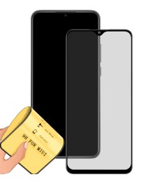 Захисне скло 5D Matte HD для Xiaomi Redmi 9  /  9T  /  Poco M3  /  Poco M5 Чорне..