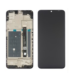 Дисплей для ZTE Blade A51 / A71 (A7030) з чорним тачскрином та корпусною рамкою