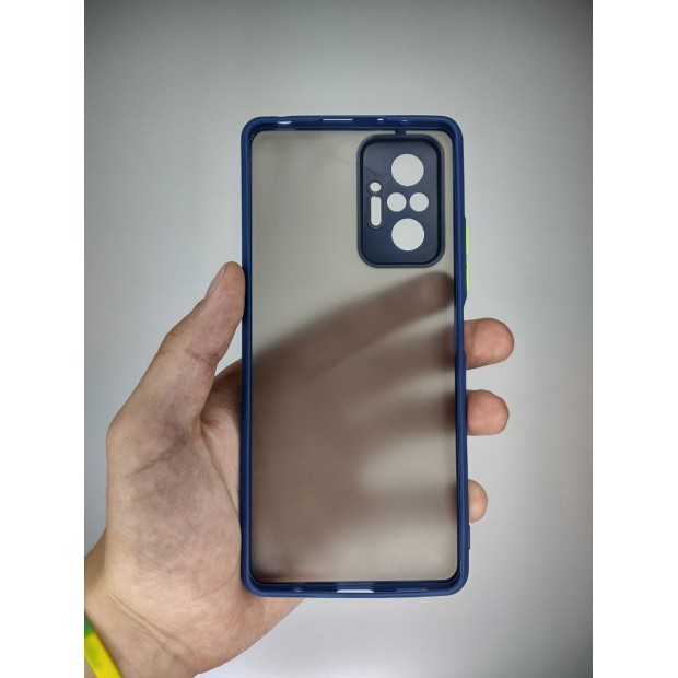 Чохол Totu Gingle Series для Xiaomi Redmi Note 10 Pro  /  Note 10 Pro Max (темно-синій)