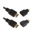 Кабель Rivex HDMI - HDMI (1.5m) + перехідник mini-HDMI / micro-HDMI