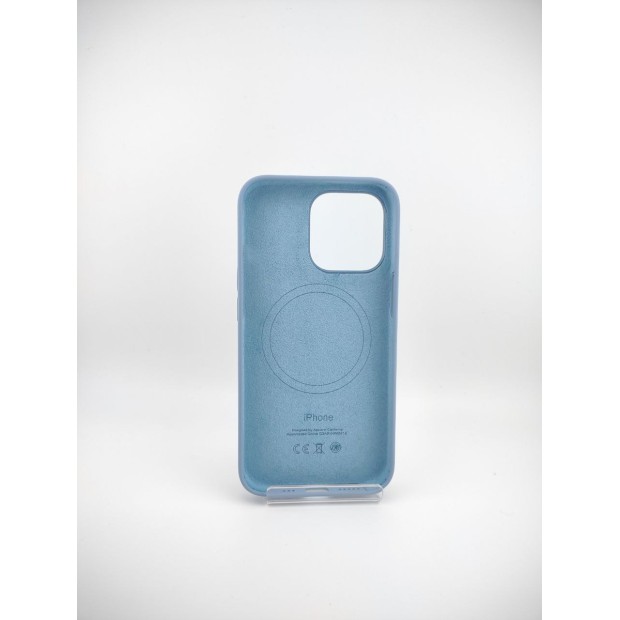 Чохол сіlicone case with MagSafe для Apple iPhone 13 Pro (Blue Fog)