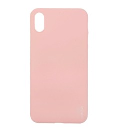 Силикон iNavi Color iPhone XS Max (персик)
