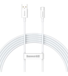 USB-кабель Baseus Superior 100W (2m) (Type-C to Type-C) (Белый) CATYS-C02
