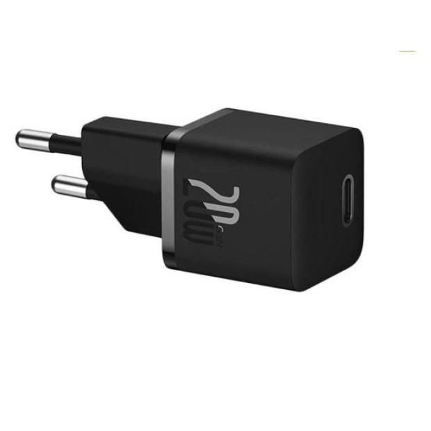 Baseus GaN5 20W (1Type-C) Black Charger-Adapter CCGN050101, Харків, Київ, Україна