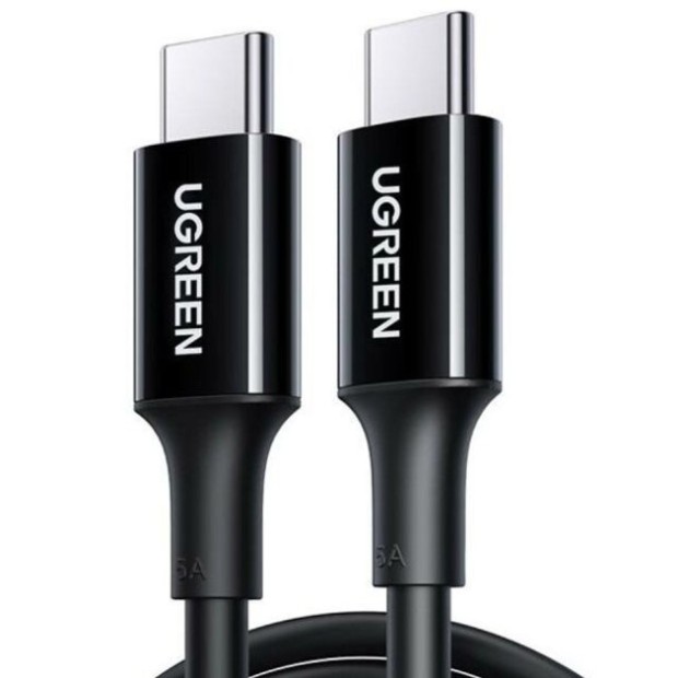 USB-кабель UGREEN US300 100W (1m) (Type-C to Type-C) (Black)