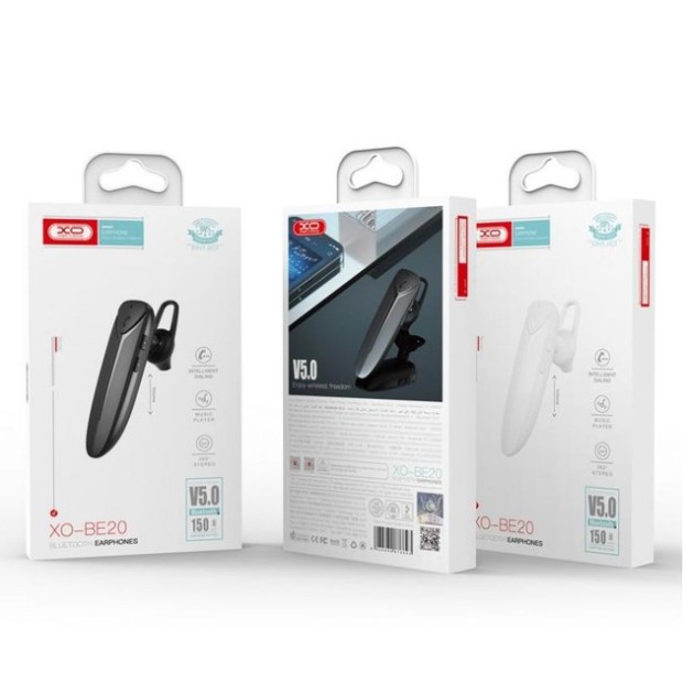 Бездротова моно-гарнітура XO BE20 (Чорний)