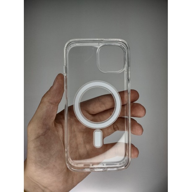 Чехол Clear Case with MagSafe для Apple iPhone 14 (Прозорий)