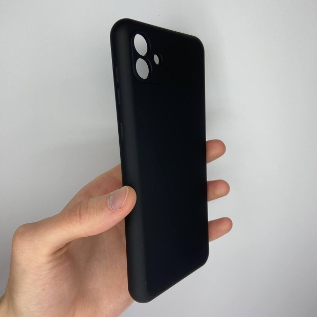 Силікон Original Samsung Galaxy A04 (2022) (ShutCam) (Чорний)