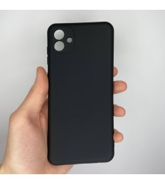 Силікон Original Samsung Galaxy A04 (2022) (ShutCam) (Чорний)