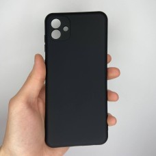 Силікон Original Samsung Galaxy A04 (2022) (ShutCam) (Чорний)