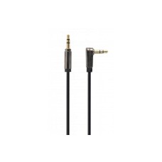 Кабель AUX Cablexpert CCAP-444L-6 Angled (3.5mm - 3.5mm) (1.8m) (Чёрный)
