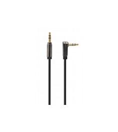 Кабель AUX Cablexpert CCAP-444L-6 Angled (3.5мм - 3.5мм) (1.8м) (Чорний)