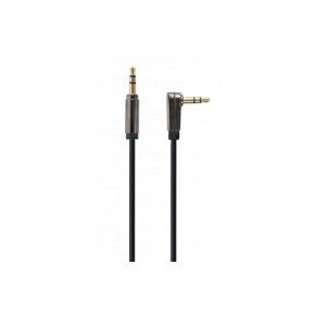 Кабель AUX Cablexpert CCAP-444L-6 Angled (3.5мм - 3.5мм) (1.8м) (Чорний)