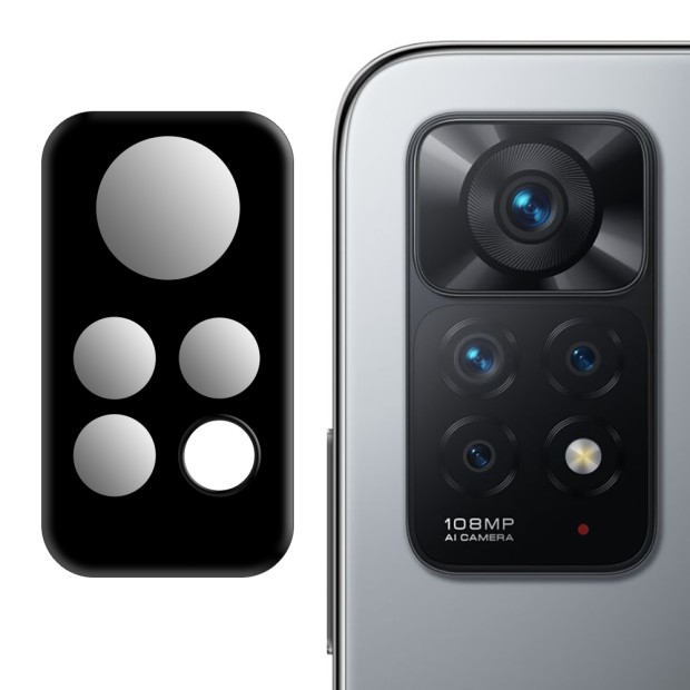 Захисне 3D скло на камеру Xiaomi Redmi Note 11 Pro Black