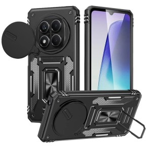 Бронь-чехол Ring Serge Armor Case Xiaomi Redmi Note 15 Pro+ 5G (ShutCam) (Чёрный)