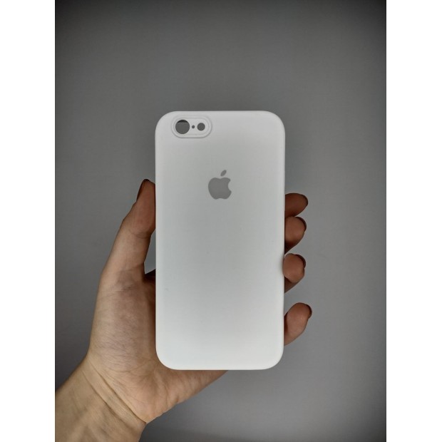 Силіконовий чохол Original Square RoundCam для Apple iPhone 6  /  6s (06) Білий