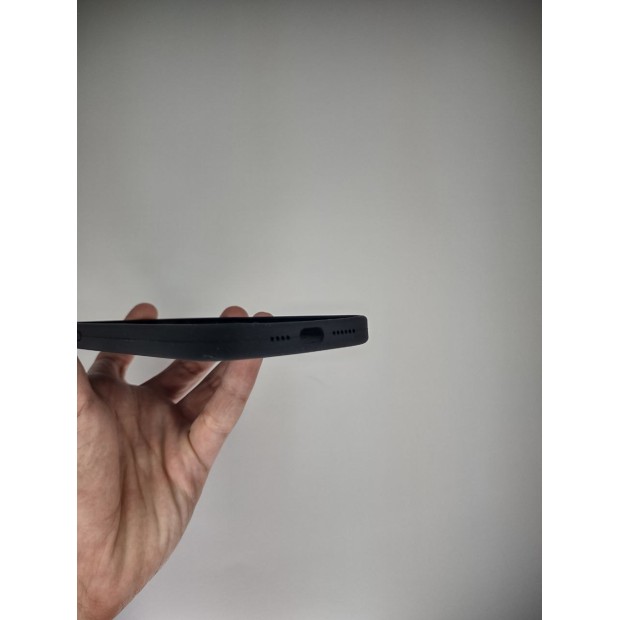 Силіконовий оригінальний круглий чохол для Apple iPhone 14 Pro Max (07) чорний