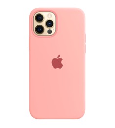 Силіконовий оригінальний чохол Apple iPhone 12 Pro Max (14) Рожевий.