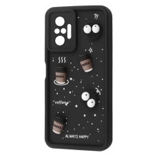 Чохол Pretty Things Case Xiaomi Redmi Note 10 Pro (чорний / кофейний)
