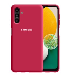 Силикон Original 360 Case Logo Samsung Galaxy A13 5G (Вишнёвый)