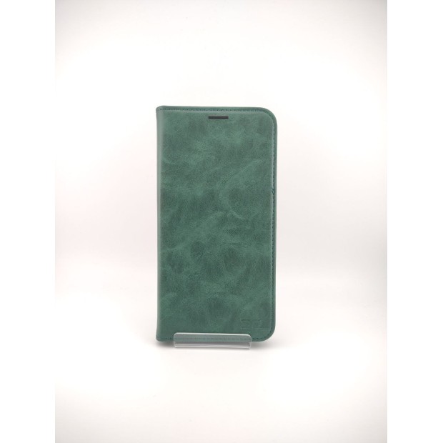 Чохол-книжка Leather Elegant для Xiaomi Redmi Note 13 Pro 5G (Темно-зелений)