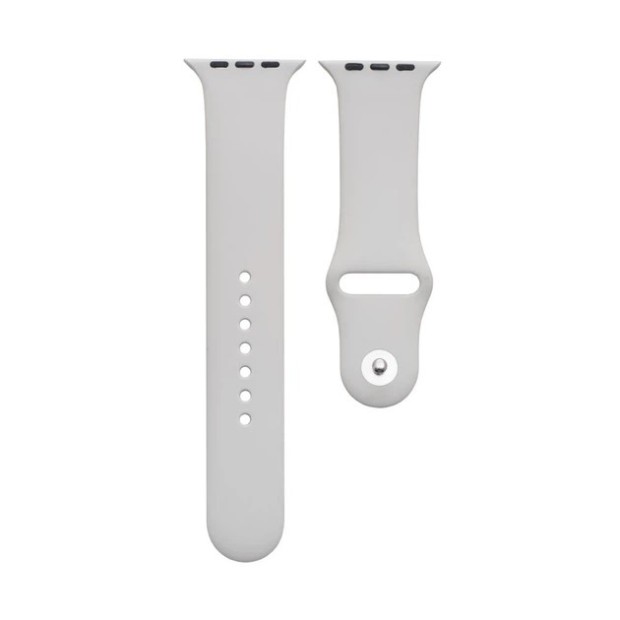 Ремешок Apple Watch Silicone 38 / 40 / 41mm (89) Light Grey