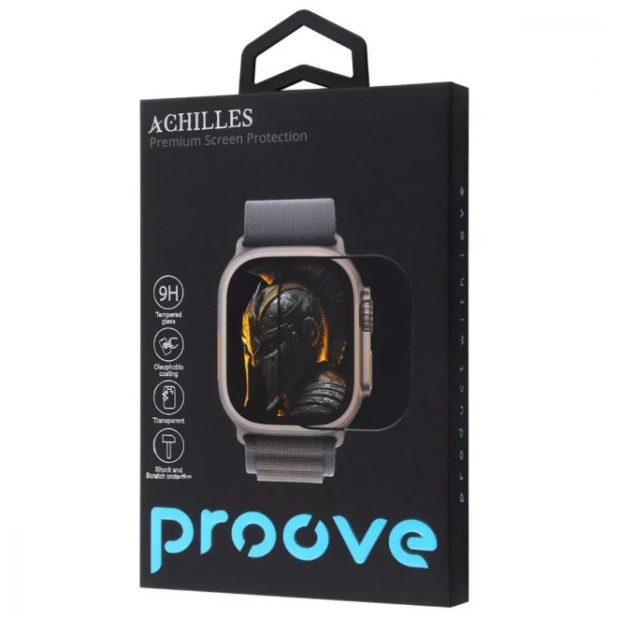Защитное стекло Achilles Apple Watch Ultra / Ultra 2 49mm (Black) Защитное стекло Achilles Apple Watch Ultra / Ultra 2 49mm (Black)