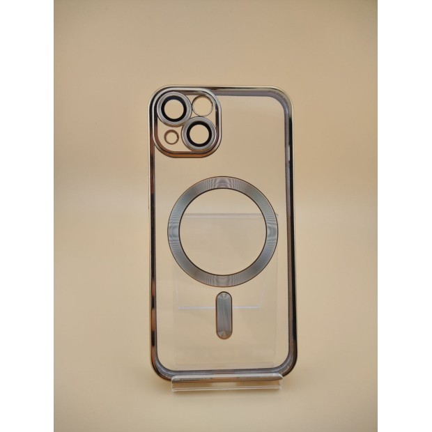 Чехол UMKU Shining with MagSafe Apple iPhone 13 (Gold)
