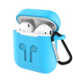 Футляр для навушників Full Silicone Case Apple AirPods (20) Синій.