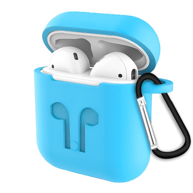 Футляр для навушників Full Silicone Case Apple AirPods (20) Синій.