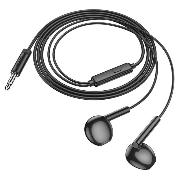 Wired earphones-headset Borofone BM76 (Black)