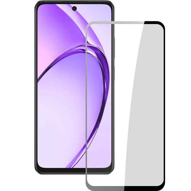 Захисне скло 5D Standard для Oppo A3, чорне.