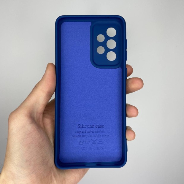 Силіконовий Оригінальний 360 Чохол Samsung Galaxy A33 (ShutCam) (Кобальт)
