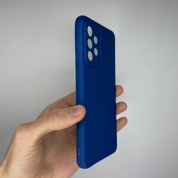 Силіконовий Оригінальний 360 Чохол Samsung Galaxy A33 (ShutCam) (Кобальт)