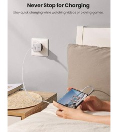 Адаптер живлення UGREEN CD122 18W QC3.0 (1USB) (білий)