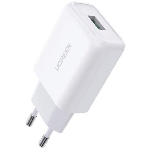СЗУ-адаптер UGREEN CD122 18W QC3.0 (1USB) (White)