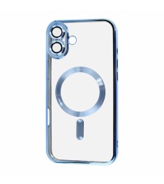 Чохол UMKU Shining with MagSafe для Apple iPhone 16 (Sierra Blue)