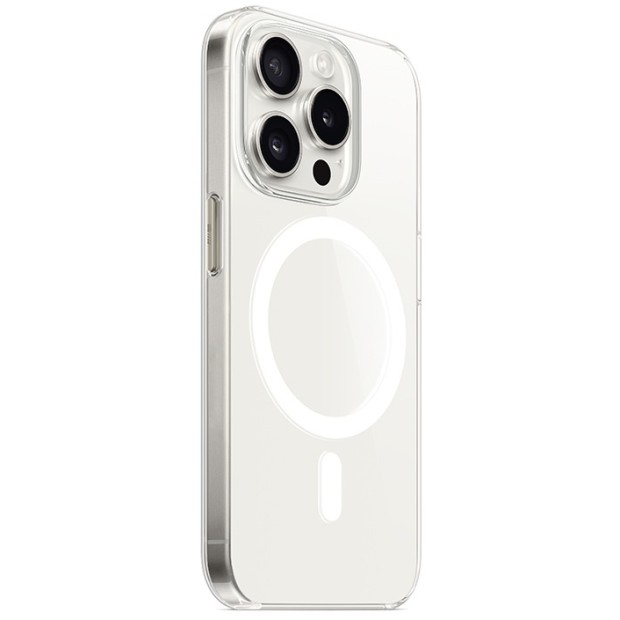 Apple iPhone 16 Pro Max (Transparent) накладка Blueo Crystal+ Anti-Drop MagSafe