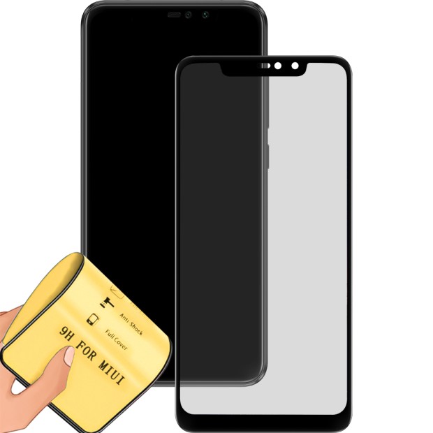 Захисне скло 5D Matte Ceramic для Xiaomi Redmi Note 6  /  Note 6 Pro Чорне