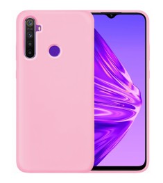 Силіконовий оригінальний 360-чохол Realme 5 (Рожевий)