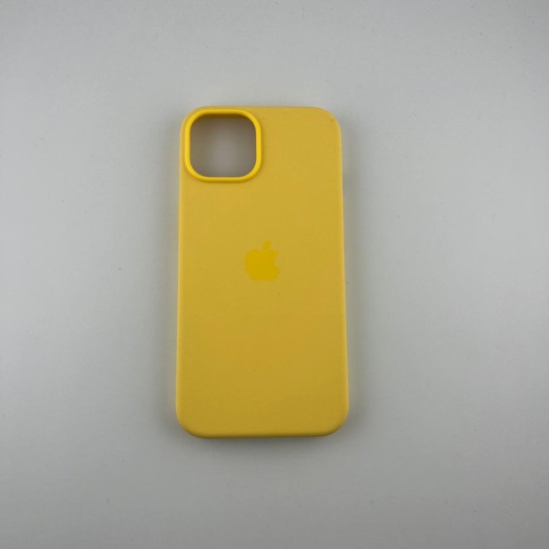 Силіконовий чохол з MagSafe для Apple iPhone 14 (Sunglow)