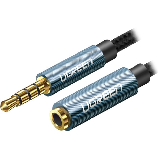 Кабель-удлинитель AUX UGREEN AV118 (1.5m) (Blue) (40674)