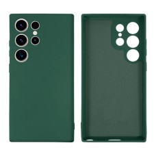 Чохол Silicone Case Samsung Galaxy S23 Ultra (Темно-зелений)