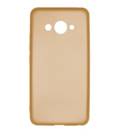 Силикон Soft Color Huawei Y3 2017 Золотой