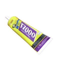 Клей силіконовий MECHANIC T7000, чорний, 110 мл, у тюбику з дозатором.