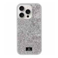 Чохол Bling World Rock Diamond для iPhone 16 Pro (Срібний)