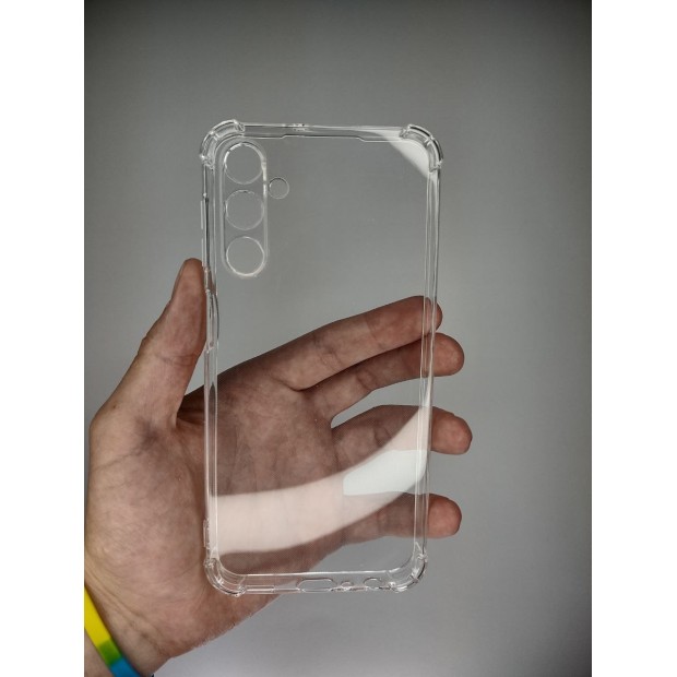 Силікон 6D Samsung Galaxy A24 4G (ShutCam) (Прозорий)